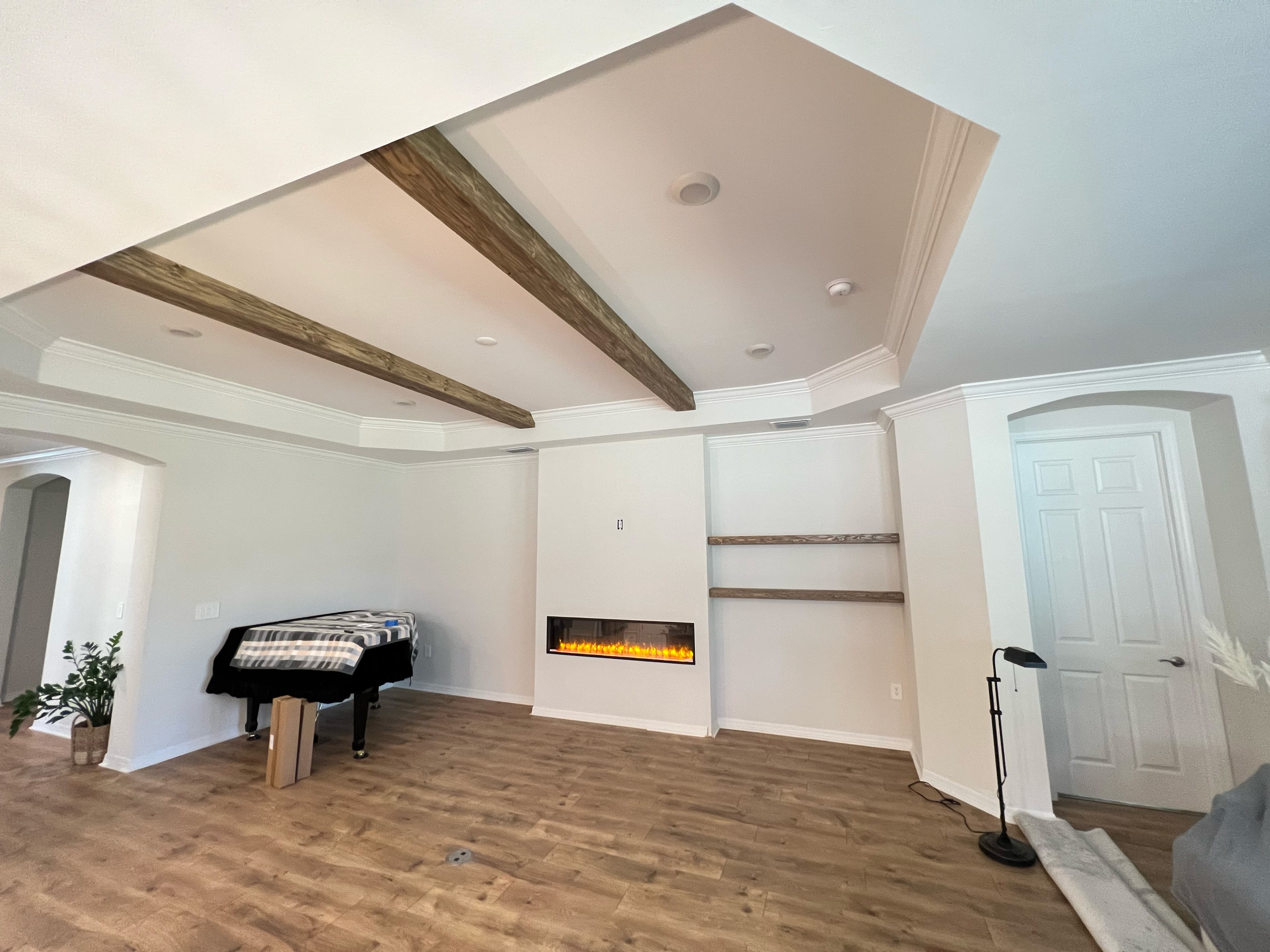 Exposed Ceiling Beams Project